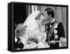 Prince Charles and His New Bride Diana Kiss on the Balcony of Buckingham Palace-null-Framed Stretched Canvas