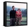 Prince Charles and Lady Diana Spencer at Balmoral May 1981-null-Framed Stretched Canvas