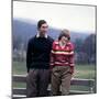 Prince Charles and Lady Diana Spencerwearing Thick Wool Sweaters Cords at Balmoral May 1981-null-Mounted Photographic Print