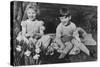 Prince Charles and Princess Anne as Children at Balmoral, 28th September 1952-Lisa Sheridan-Stretched Canvas