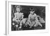 Prince Charles and Princess Anne as Children at Balmoral, 28th September 1952-Lisa Sheridan-Framed Photographic Print