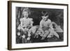 Prince Charles and Princess Anne as Children at Balmoral, 28th September 1952-Lisa Sheridan-Framed Photographic Print