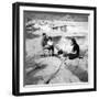 Prince Charles and Princess Anne with Their Uncle Lord Mountbatten on the Island of Malta-null-Framed Photographic Print