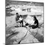 Prince Charles and Princess Anne with Their Uncle Lord Mountbatten on the Island of Malta-null-Mounted Photographic Print