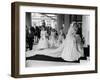 Prince Charles and Princess Diana After Their Wedding at St Pauls Cathedral-null-Framed Photographic Print