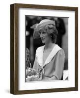 Prince Charles and Princess Diana July 1983 Royal Visits Canada Prince and Princess of Wales-null-Framed Photographic Print