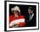 Prince Charles and Princess Diana Leaving Hospital After the Birth of Prince Harry September 1984-null-Framed Photographic Print