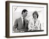 Prince Charles and Princess Diana on Board the Royal Yacht Britannia Whilst on Honeymoon, 1981-null-Framed Photographic Print