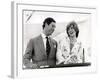 Prince Charles and Princess Diana on Board the Royal Yacht Britannia Whilst on Honeymoon, 1981-null-Framed Photographic Print