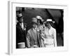 Prince Charles and Princess Diana with Oliver Hoare and Wife Diane at Royal Horserace Meeting-null-Framed Photographic Print