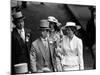 Prince Charles and Princess Diana with Oliver Hoare and Wife Diane at Royal Horserace Meeting-null-Mounted Photographic Print