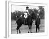 Prince Charles Apologizing to Girlfriend Jane Ward at a Polo Match-null-Framed Photographic Print