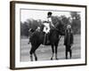 Prince Charles Apologizing to Girlfriend Jane Ward at a Polo Match-null-Framed Photographic Print