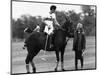 Prince Charles Apologizing to Girlfriend Jane Ward at a Polo Match-null-Mounted Photographic Print