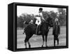 Prince Charles Apologizing to Girlfriend Jane Ward at a Polo Match-null-Framed Stretched Canvas