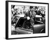 Prince Charles at Cambridge University Steps from His Mini Car on Arriving at Trinity College-null-Framed Photographic Print