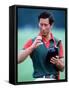 Prince Charles at Polo at Windsor Holding a Bottle of Champange May 1985-null-Framed Stretched Canvas