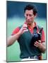 Prince Charles at Polo at Windsor Holding a Bottle of Champange May 1985-null-Mounted Photographic Print
