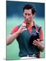 Prince Charles at Polo at Windsor Holding a Bottle of Champange May 1985-null-Mounted Photographic Print