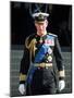 Prince Charles at St Paul's Cathedral Where Queen Elizabeth Unveiled Memorial to British Servicemen-null-Mounted Photographic Print