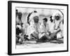 Prince Charles Attending Blackfoot Indian Tribal Ceremony in Calgary, Canada-null-Framed Photographic Print