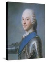 Prince Charles Edward Stewart, 1720-88-Maurice Quentin de La Tour-Stretched Canvas