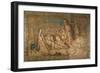 Prince Charles Edward Stuart (1720-1788), Asleep in a Cave After the Battle of Culloden-H. Verbeocken-Framed Giclee Print