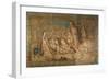 Prince Charles Edward Stuart (1720-1788), Asleep in a Cave After the Battle of Culloden-H. Verbeocken-Framed Giclee Print