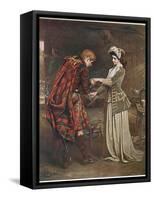 Prince Charles Edward Stuart Bids Farewell to Flora Macdonald Who Aided His Escape-Andre & Sleigh-Framed Stretched Canvas