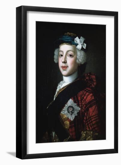 Prince Charles Edward Stuart (Bonnie Prince Charlie)-William Mosman-Framed Art Print