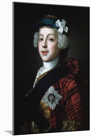 Prince Charles Edward Stuart (Bonnie Prince Charlie)-William Mosman-Mounted Art Print