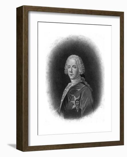 Prince Charles Edward Stuart, Commonly known as Bonnie Prince Charlie-M Page-Framed Giclee Print