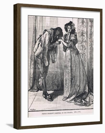 Prince Charles Farewell of the Infanta 1623-Mary L. Gow-Framed Giclee Print