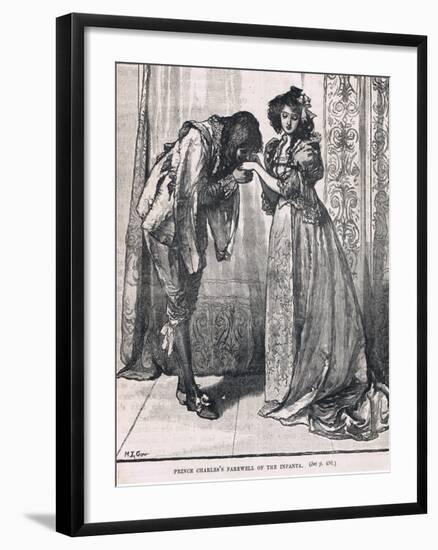 Prince Charles Farewell of the Infanta 1623-Mary L. Gow-Framed Giclee Print