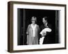 Prince Charles Holds Baby Son William Leaving Hospital with Princess Diana-null-Framed Photographic Print