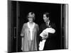 Prince Charles Holds Baby Son William Leaving Hospital with Princess Diana-null-Mounted Photographic Print