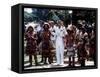 Prince Charles in Papua New Guinea Crowned 10th Lapan of Manus August 1984-null-Framed Stretched Canvas