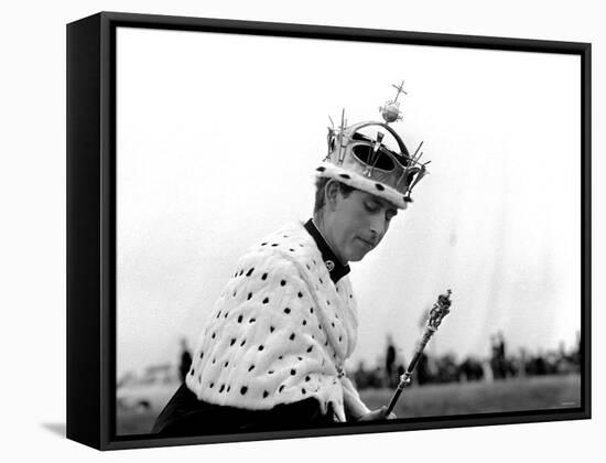 Prince Charles Investiture as Prince of Wales-null-Framed Stretched Canvas