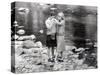 Prince Charles Kissing the Hand of Princess Diana While on Honeymoon at Balmoral Scotland, 1981-null-Stretched Canvas