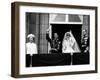 Prince Charles, Lady Diana, Queen Elizabeth II,Prince Philip on Balcony at Buckingham Palace-null-Framed Photographic Print