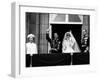 Prince Charles, Lady Diana, Queen Elizabeth II,Prince Philip on Balcony at Buckingham Palace-null-Framed Photographic Print