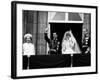 Prince Charles, Lady Diana, Queen Elizabeth II,Prince Philip on Balcony at Buckingham Palace-null-Framed Photographic Print