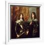 Prince Charles Louis Elector Palatine and His Brother, Prince Rupert of the Palatinate, 1637-Sir Anthony Van Dyck-Framed Giclee Print