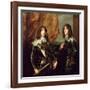 Prince Charles Louis Elector Palatine and His Brother, Prince Rupert of the Palatinate, 1637-Sir Anthony Van Dyck-Framed Giclee Print