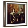 Prince Charles Louis Elector Palatine and His Brother, Prince Rupert of the Palatinate, 1637-Sir Anthony Van Dyck-Framed Giclee Print