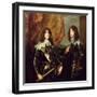 Prince Charles Louis Elector Palatine and His Brother, Prince Rupert of the Palatinate, 1637-Sir Anthony Van Dyck-Framed Giclee Print