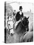 Prince Charles on the Duke of Beaufort's Hunt in the Gloucester Countryside-null-Stretched Canvas