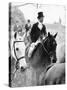Prince Charles on the Duke of Beaufort's Hunt in the Gloucester Countryside-null-Stretched Canvas
