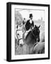 Prince Charles on the Duke of Beaufort's Hunt in the Gloucester Countryside-null-Framed Photographic Print