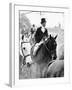 Prince Charles on the Duke of Beaufort's Hunt in the Gloucester Countryside-null-Framed Photographic Print